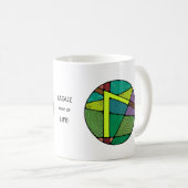 アールヌーボーラグーズルーヌマグ – LIFE! コーヒーマグカップ (正面右)