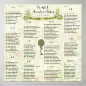 アールヌーボーラブバード結婚ズ ポスター (正面)