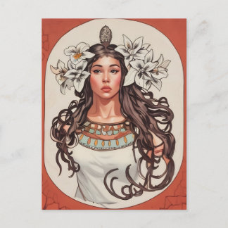 アールヌーボーラプリンセスふんどし詩はがき ポストカード