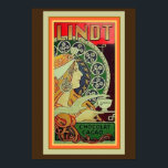 アールヌーボーリントショコラCacao 13 x 19 ポスター<br><div class="desc">Nice Lindt Chocolat Cacao, Art Noveau, Poster 13 x 19</div>