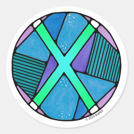 アールヌーボールーンGebo - UNITY ラウンドシール (正面)