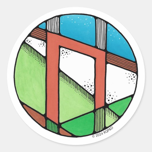 アールヌーボールーンUruz – 強さ ラウンドシール (正面)