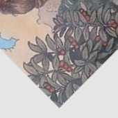 アールヌーボーレディーガーデンフランスのフラワーデコップページ 薄葉紙 (詳細)