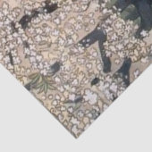 アールヌーボーレディーガーデンフランスのフラワーデコップページ 薄葉紙 (詳細)