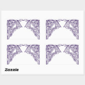 アールヌーボーレディースカスタマイズ 長方形シール (シート)