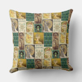 アールヌーボーレディースクッション クッション (裏面)