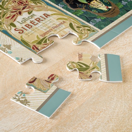 アールヌーボーレディースジグソーパズル ジグソーパズル (側面)