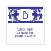 アールヌーボーレディースフレーム セルフインキングスタンプ (デザイン)