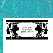 アールヌーボーレディースフレーム ラバースタンプ