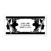 アールヌーボーレディースフレーム ラバースタンプ (インプリント)