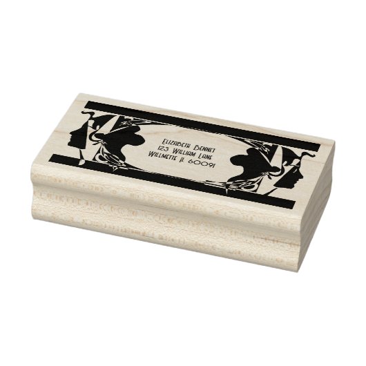 アールヌーボーレディースフレーム ラバースタンプ (スタンプ)