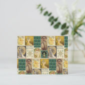 アールヌーボーレディースポストカード ポストカード (スタンド正面)