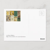 アールヌーボーレディース ポストカード (裏面)