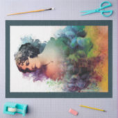 アールヌーボーレディ13デコページティッシュペーパー 薄葉紙 (クラフト)