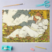 アールヌーボーレディ14デコページティッシュペーパー 薄葉紙 (クラフト)