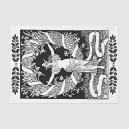 アールヌーボーレディ17デコページティッシュペーパー 薄葉紙