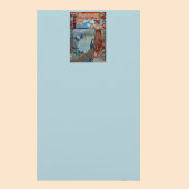 アールヌーボーレディ・ウィズ・ピーコック 便箋
