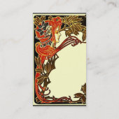 アールヌーボーレディ 名刺 (裏面)