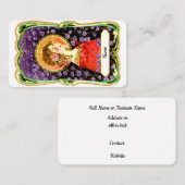 アールヌーボーレディ 名刺 (正面/裏面)