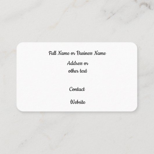 アールヌーボーレディ 名刺 (裏面)