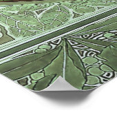 アールヌーボーローレルバイアルフォンスミュシャ ポスター (角)