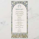 アールヌーボーヴィンテージインスパイアウェディングプログラム プログラム (裏面)