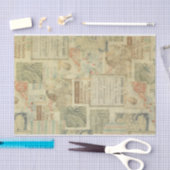 アールヌーボーヴィンテージオートクチュールアートデコデコパウゲ 薄葉紙 (クラフト)