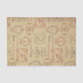 アールヌーボーヴィンテージオートクチュールアートデコパリフランスの 薄葉紙