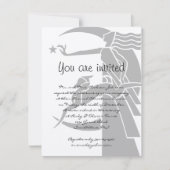 アールヌーボーヴィンテージクリスマスディナーパーティー招待状 招待状 (正面)