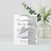 アールヌーボーヴィンテージクリスマスディナーパーティー招待状 招待状 (スタンド正面)