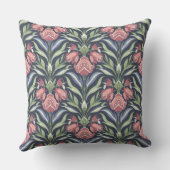 アールヌーボーヴィンテージパターン クッション (裏面)