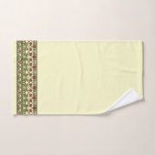 アールヌーボーヴィンテージフローラフ縁どローズ バスタオルセット (ハンドタオル)