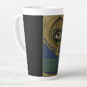 アールヌーボーヴィンテージポスターアイフェザーKlingner カフェラテマグ (左アングル)