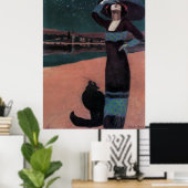 アールヌーボーヴィンテージ広告ポスター ポスター (ホームオフィス)