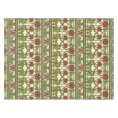 アールヌーボーヴィンテージ縁どフローラフリーズパターン テーブルクロス (正面(横))