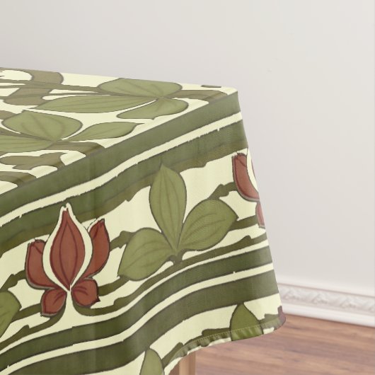 アールヌーボーヴィンテージ縁どフローラフリーズパターン テーブルクロス (インサイチュ)
