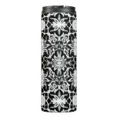 アールヌーボー中国のタイル、白黒 タンブラー (裏面)