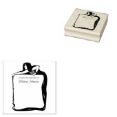 アールヌーボー人魚 ラバースタンプ (押印)