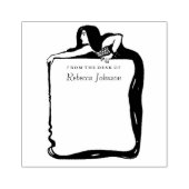 アールヌーボー人魚 ラバースタンプ (インプリント)