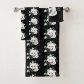 アールヌーボー北極白キツネ バスタオルセット (インサイチュ)