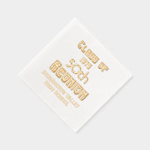 アールヌーボー卒業記念懇親会#1 箔ナプキン (右)