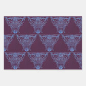 アールヌーボー古本表紙 ラッピングペーパーシート (正面2)