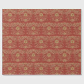 アールヌーボー古本表紙 ラッピングペーパー (フラット)