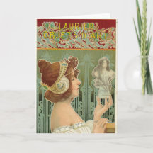 アールヌーボー女フランスの人芸術アンリ・リヴェモン