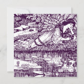 アールヌーボー女子読ブック部 招待状 (正面)