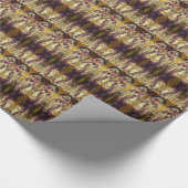 アールヌーボー女性エレガントヒングレ広告 ラッピングペーパー (角)