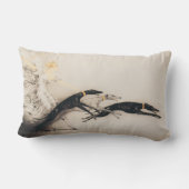 アールヌーボー女性グレイハウンドルイスイカルト ランバークッション (裏面)