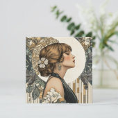 アールヌーボー女性 シーズンカード (スタンド正面)