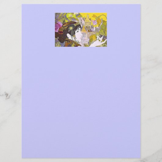 アールヌーボー女性 チラシ (正面)