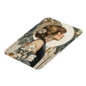 アールヌーボー女性 マグネット (左側)